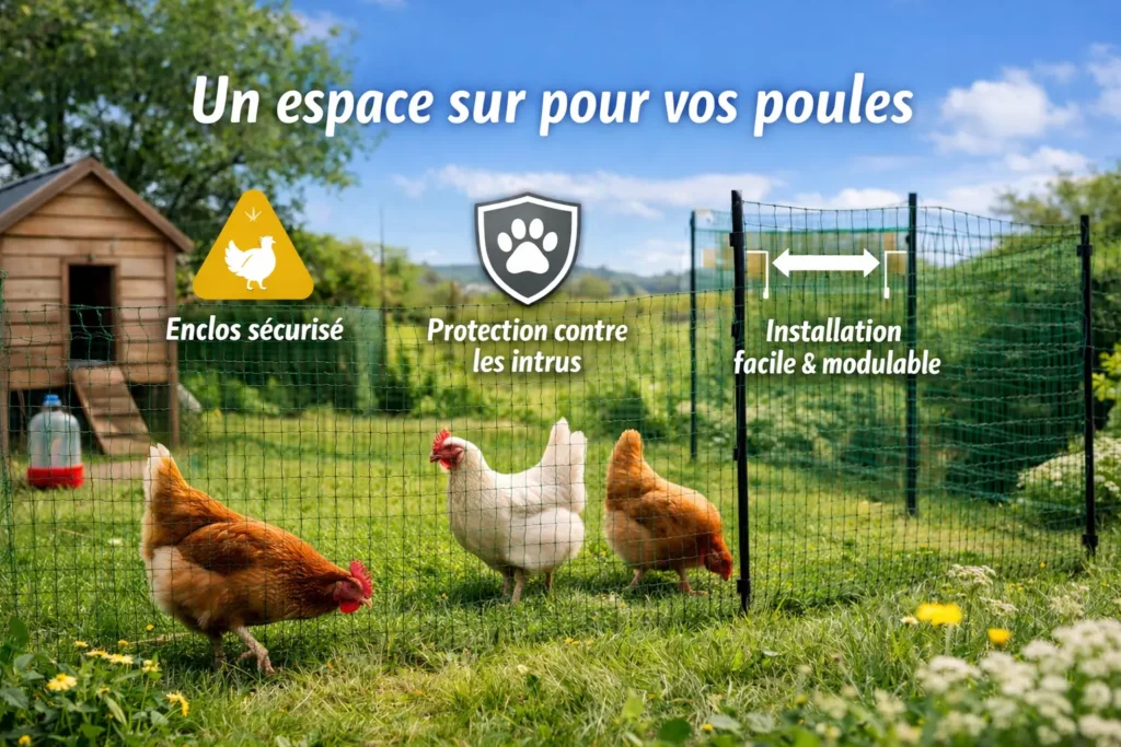 Filet pour Poules : une solution simple pour sécuriser l’enclos