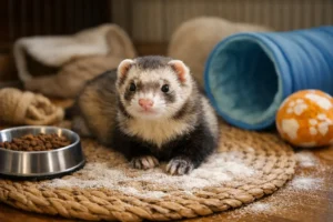 Terre de diatomée pour furet – Entretien naturel