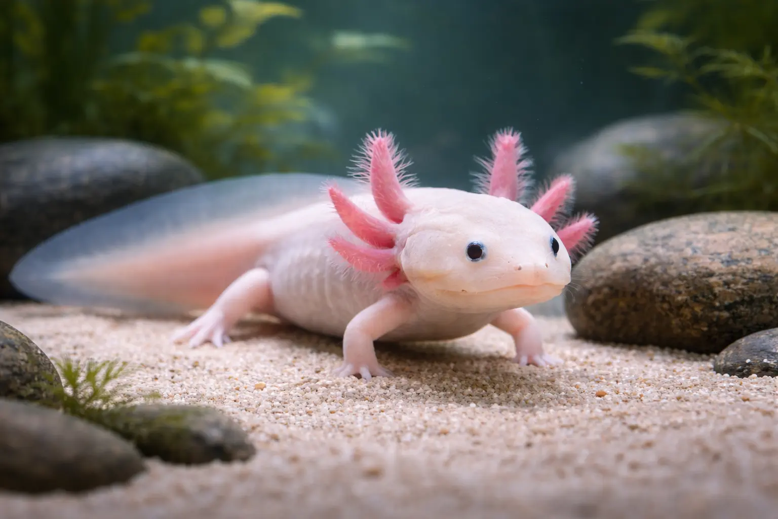Présentation de l’axolotl : un amphibien aquatique aux besoins spécifiques