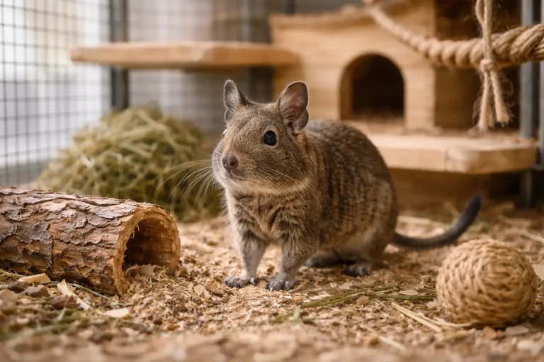 Présentation de l’octodon : un rongeur social et actif
