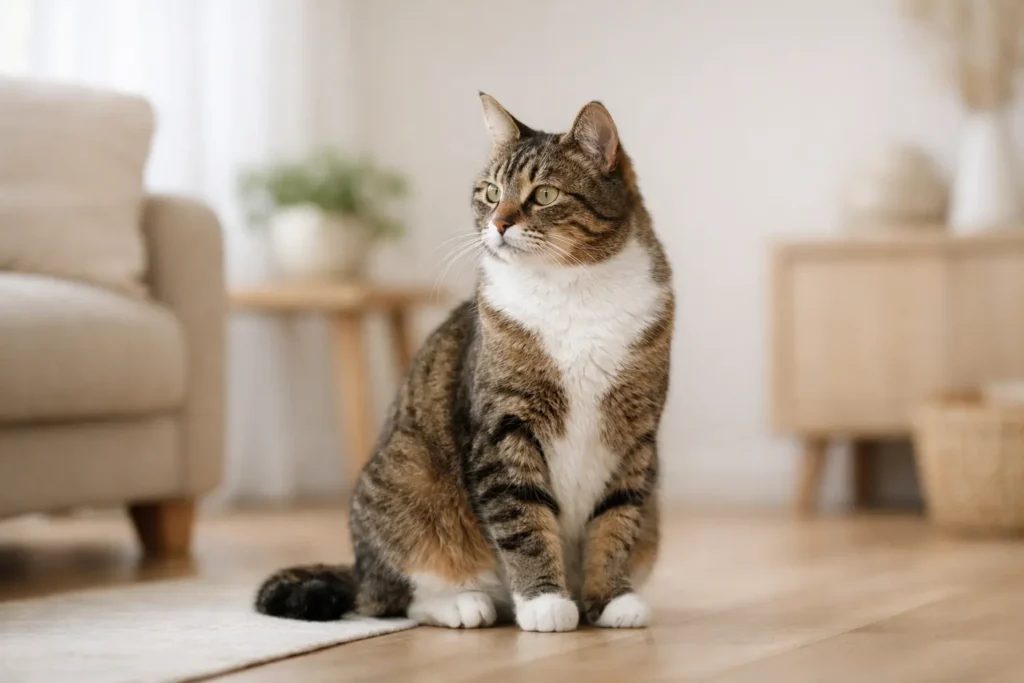 Image calme d’un chat illustrant la compréhension d’un refus d’assurance chat sans raison apparente.