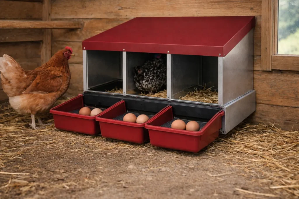 Pondoir anti casse œufs : protéger et collecter sans perte