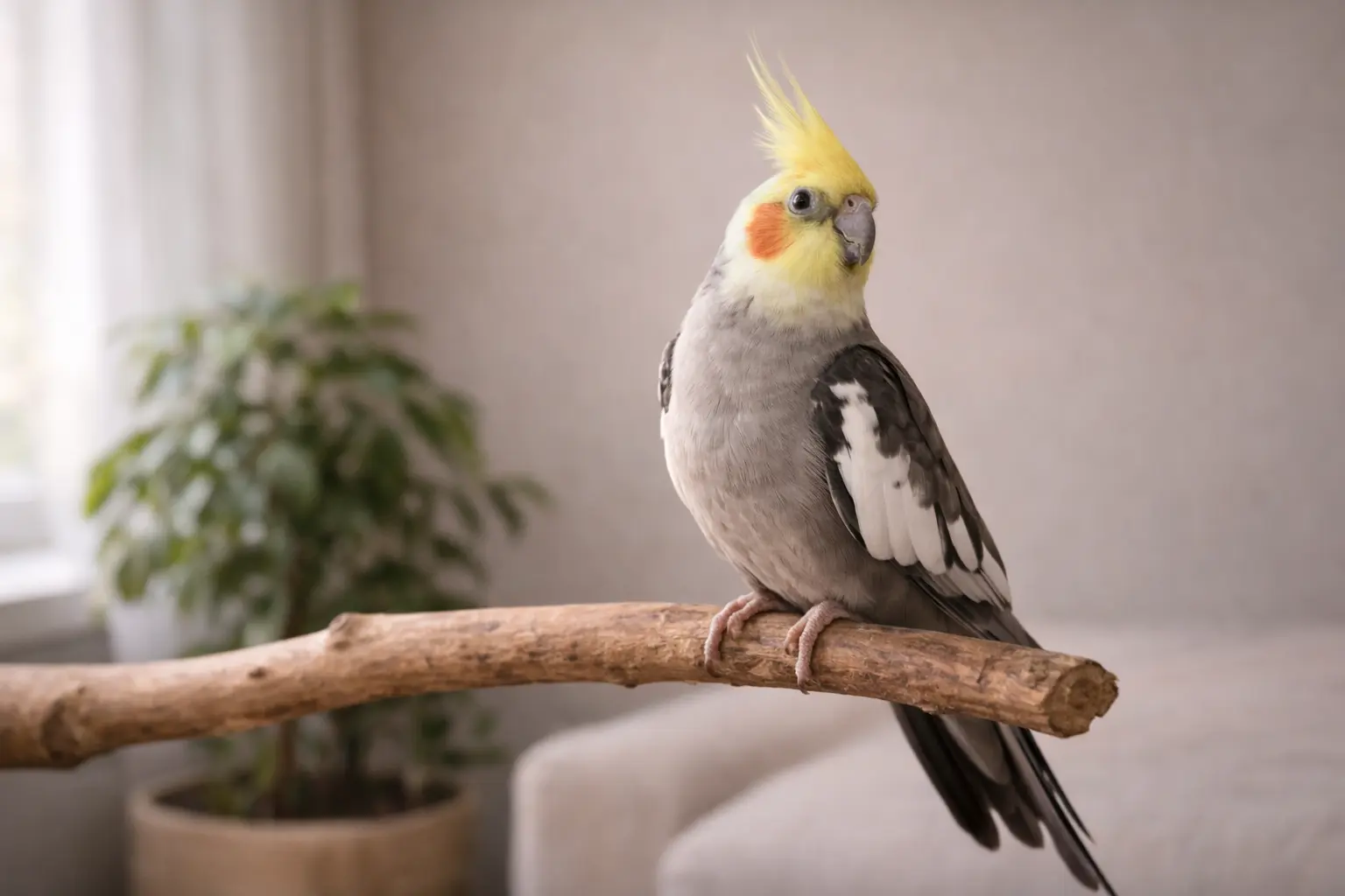 Présentation de la calopsitte : un oiseau sociable et expressif
