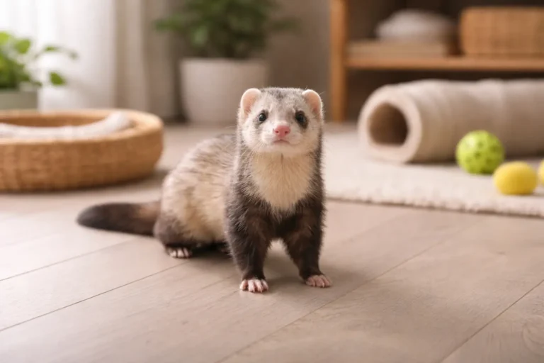 Présentation du furet : un compagnon vif, curieux, attachant
