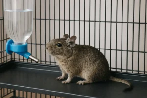 Abreuvoir pour Octodon 300ml Anti-Goutte Fixation Cage