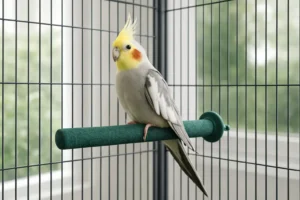 Perchoir Rugueux pour Calopsitte – Santé des Griffes et Bec