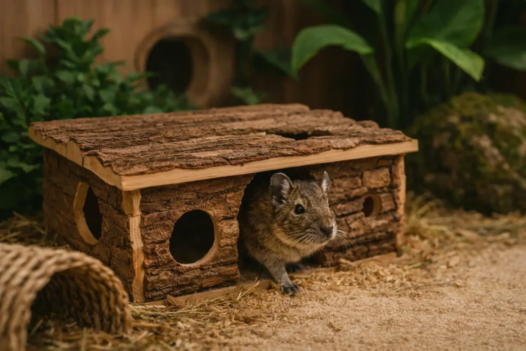 Maison labyrinthe pour octodon – Ludique et naturelle