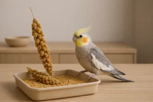 Millet en Grappe pour Calopsitte – Friandise Naturelle