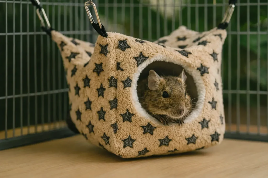 Hamac pour Octodon : Confort Suspendu pour Son Repos