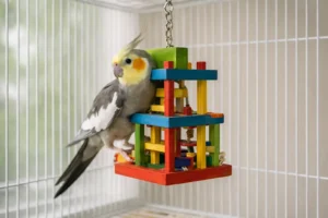 Jouet Labyrinthe pour Calopsitte – Enrichissement et Activité Ludique