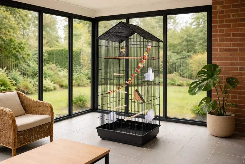 Cage pour Calopsitte Compacte – Pratique et Économique