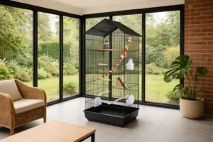 Cage pour Calopsitte Compacte – Pratique et Économique