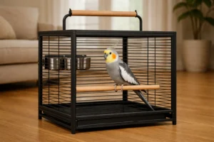 Cage de Transport pour Calopsitte – Solide et Portable