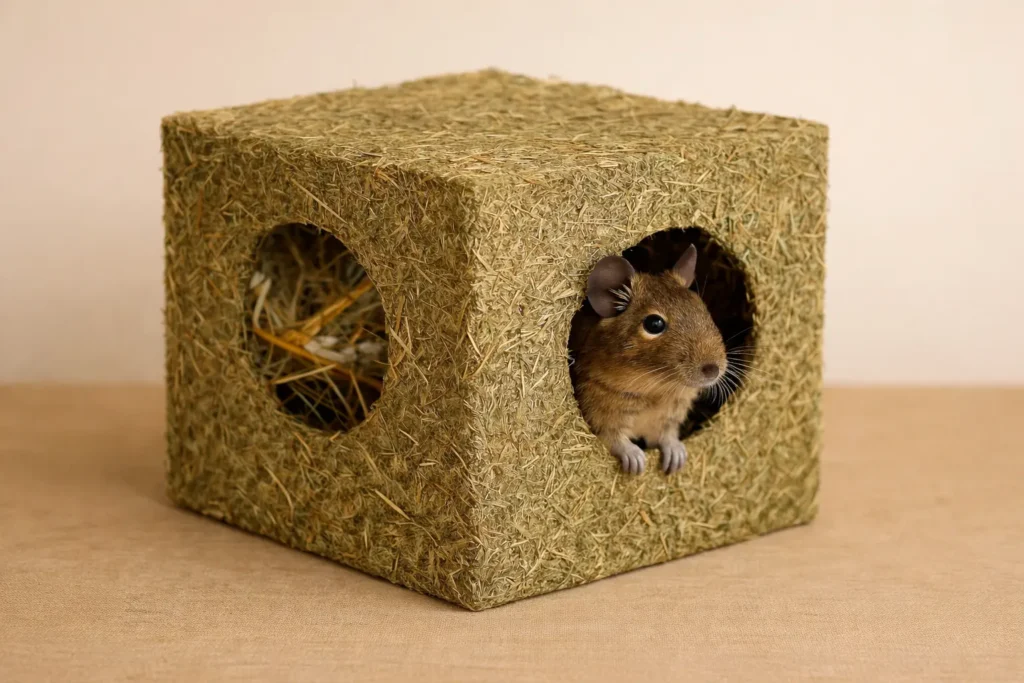 Cube de Foin pour Octodon – Gourmandise Naturelle