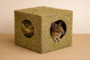 Cube de Foin pour Octodon – Gourmandise Naturelle