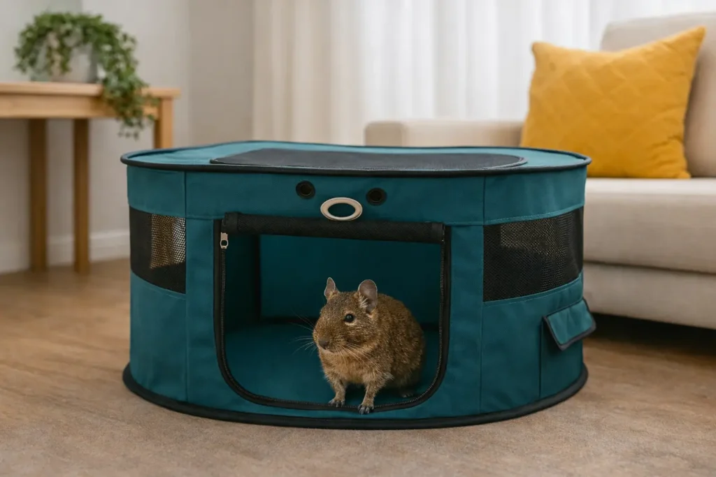 Enclos pour Octodon : Sécurisé, Aéré et Facile à Transporter