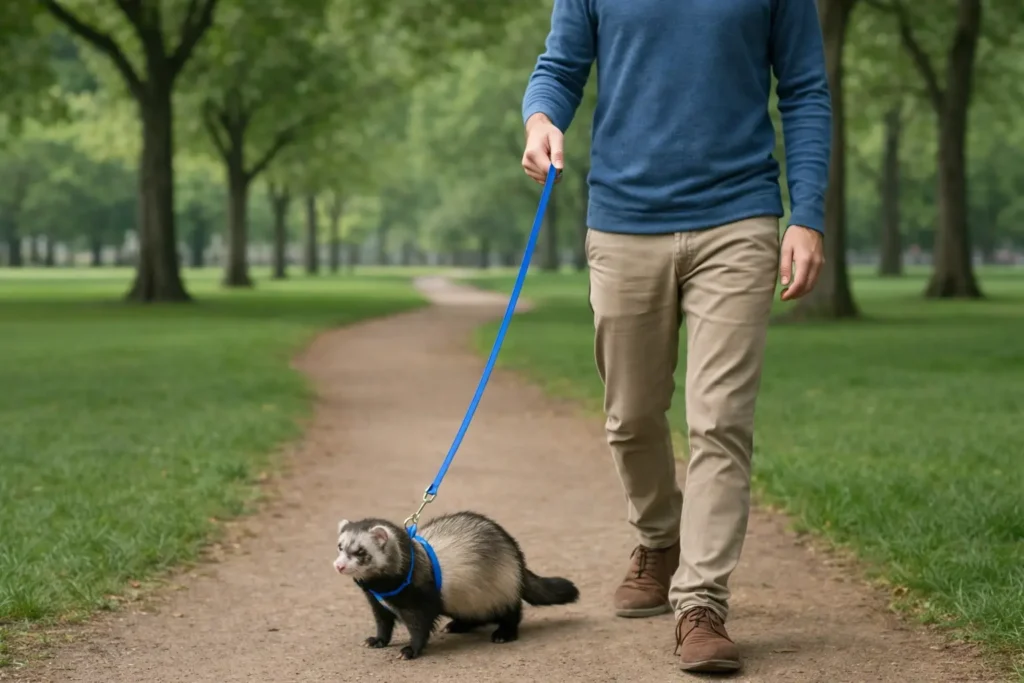 Laisse Furet Légère et Résistante – Promenade Sans Stress