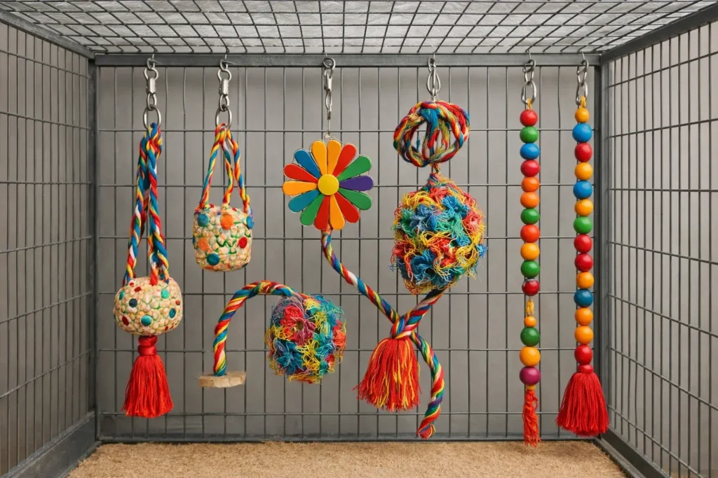 Corde à Grimper pour Calopsitte – Activités & Balançoires