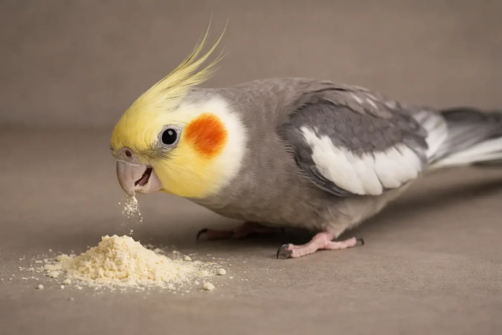 Aide Mue pour Calopsitte – Complément en Poudre Naturel