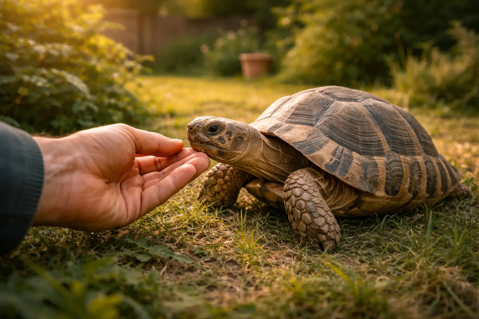Relation entre la tortue terrestre et l’humain : peut-on créer un lien