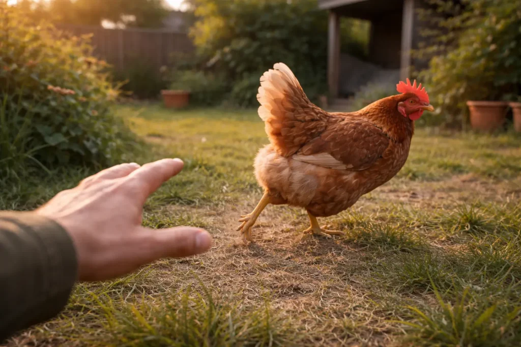 erreurs avec une poule comportement stress poule interaction humaine