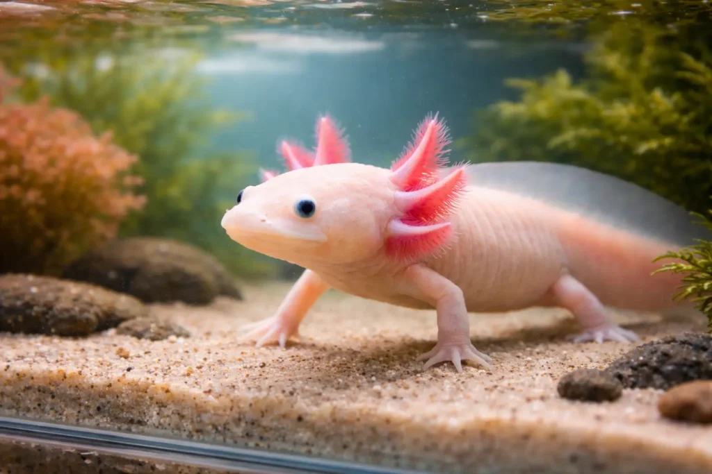 comportement axolotl communication axolotl aquarium mouvement