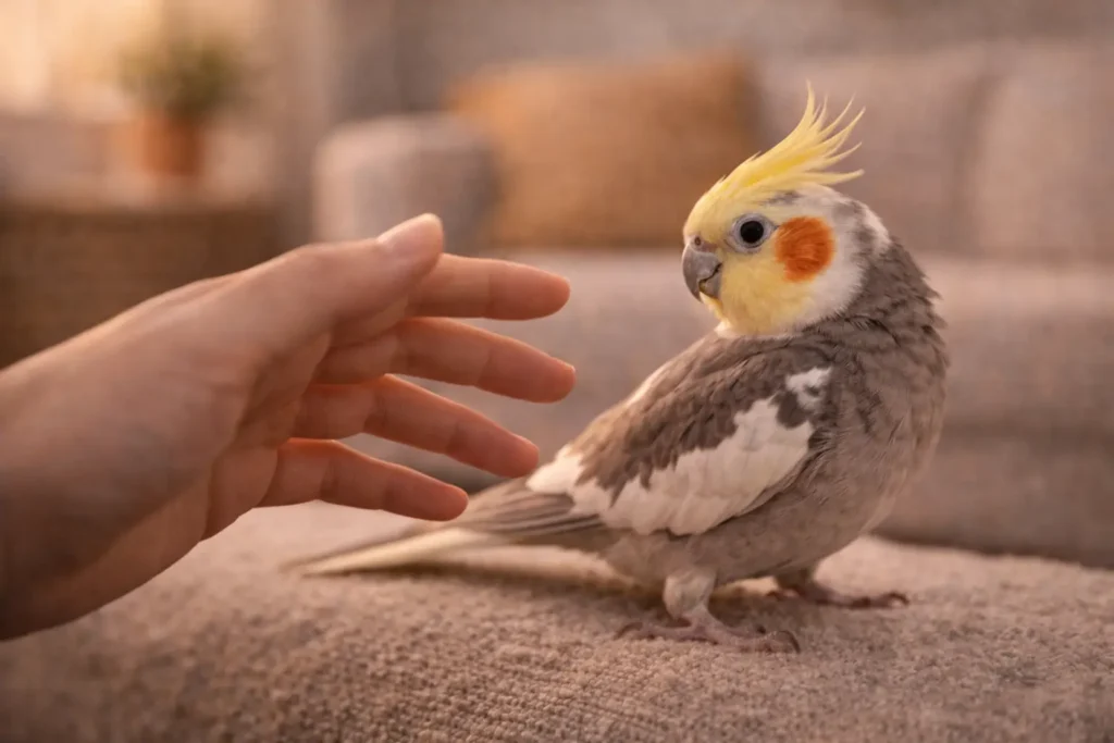 erreurs avec calopsitte stress oiseau interaction humaine