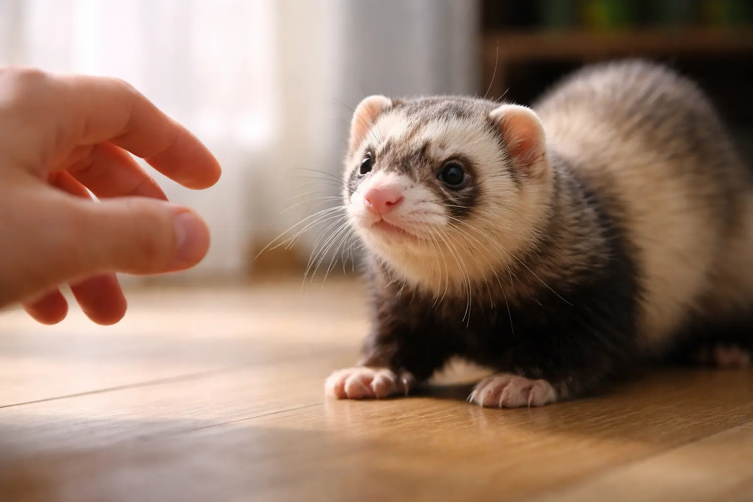 Pourquoi mon furet mord quand j’approche ma main ? Que faire