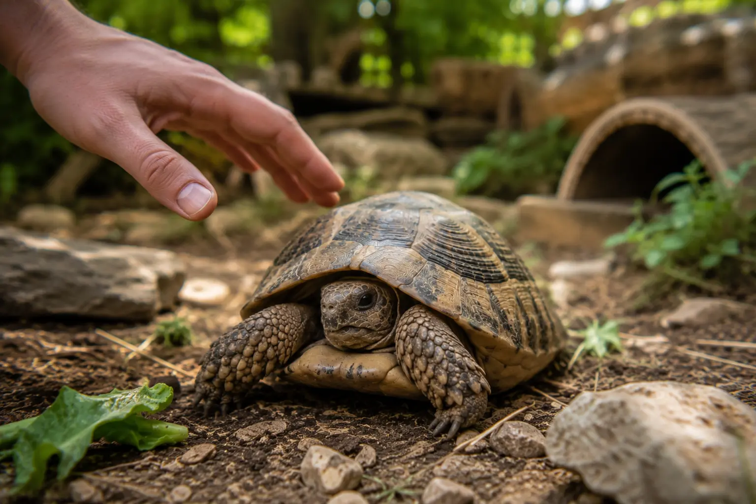 Erreurs qui stressent une tortue terrestre : les éviter au quotidien