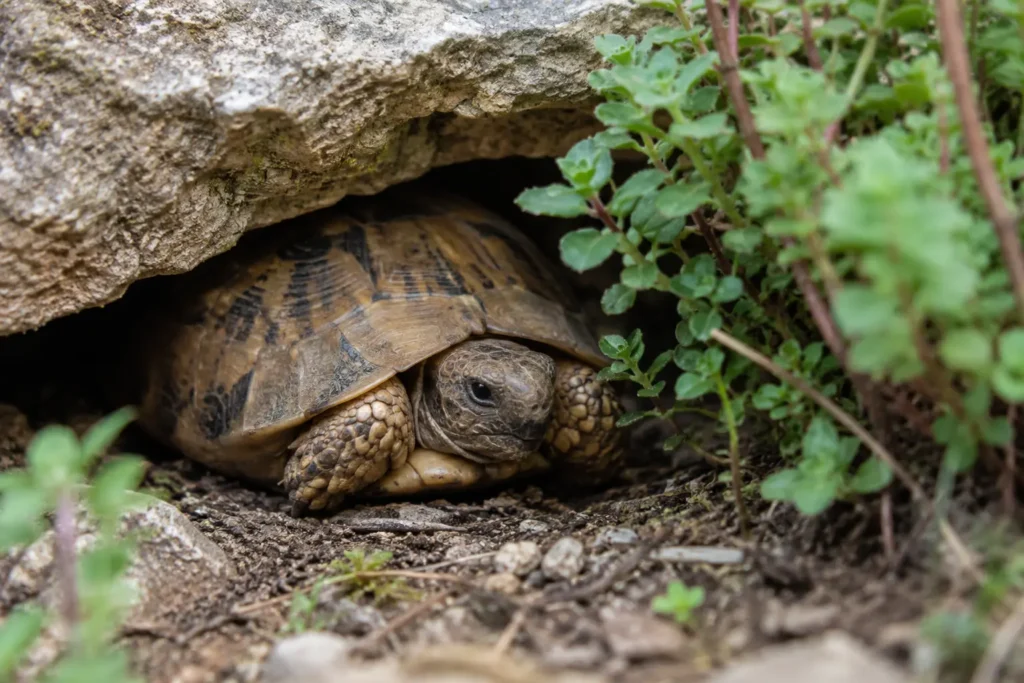 Signes de stress chez une tortue terrestre : comment les reconnaître ?