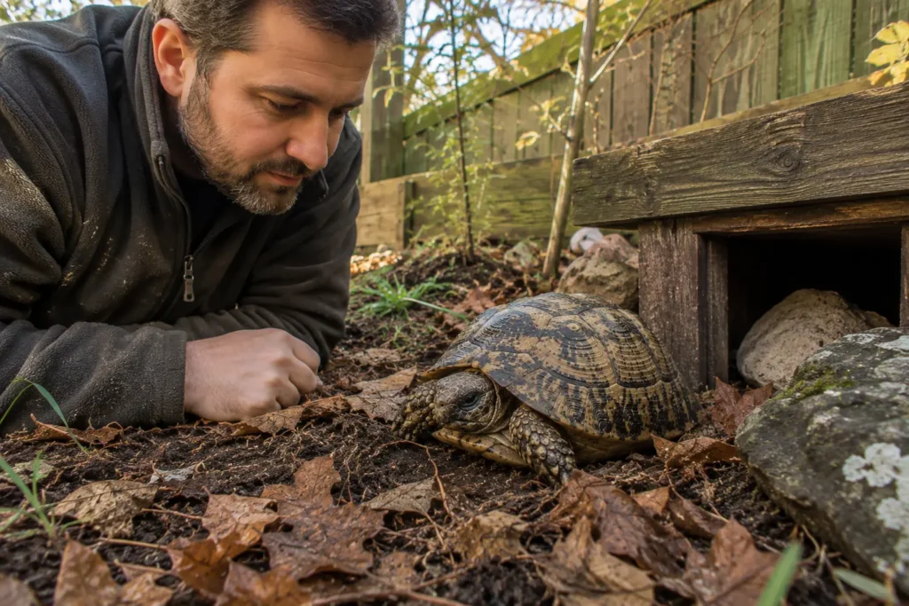 preparer tortue terrestre avant hibernation