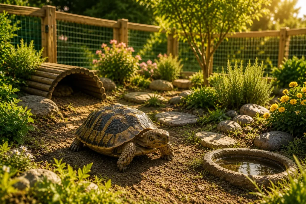 tortue terrestre securite environnement sain protege