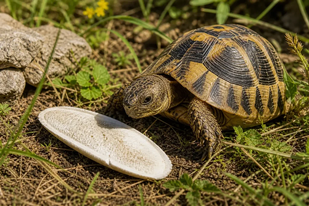 calcium tortue terrestre os de seiche carapace