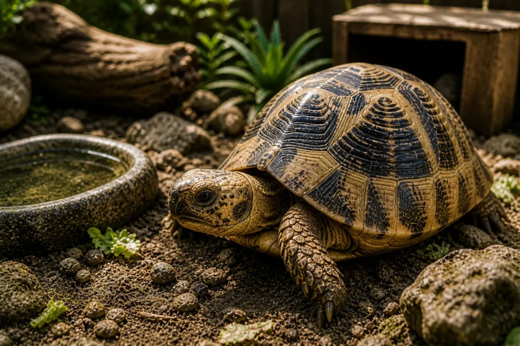 tortue terrestre bonne sante environnement sain