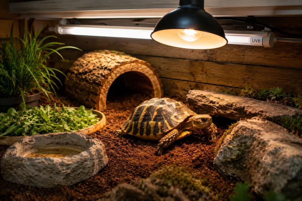 lampe uvb tortue terrestre chaleur