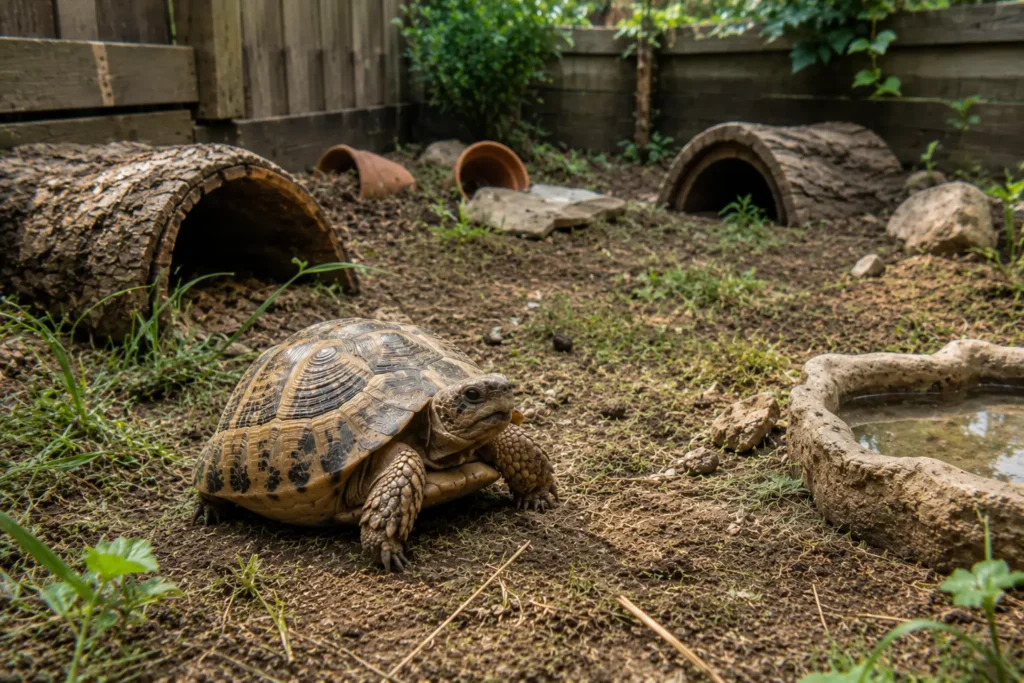 tortue terrestre stress environnement inadapté