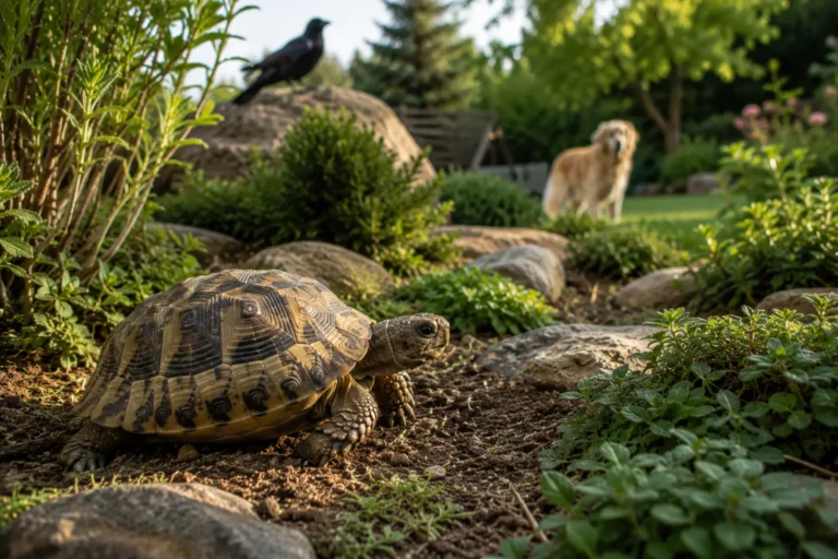 Prédateurs de la tortue terrestre : les dangers à connaître pour mieux la protéger