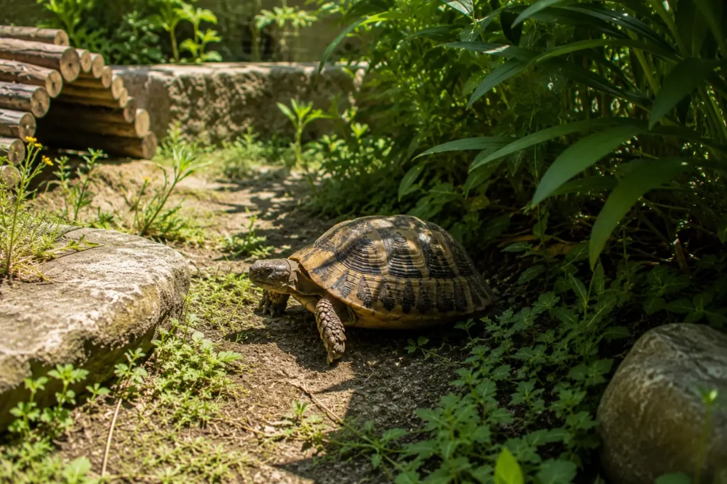 temperature comportement tortue terrestre