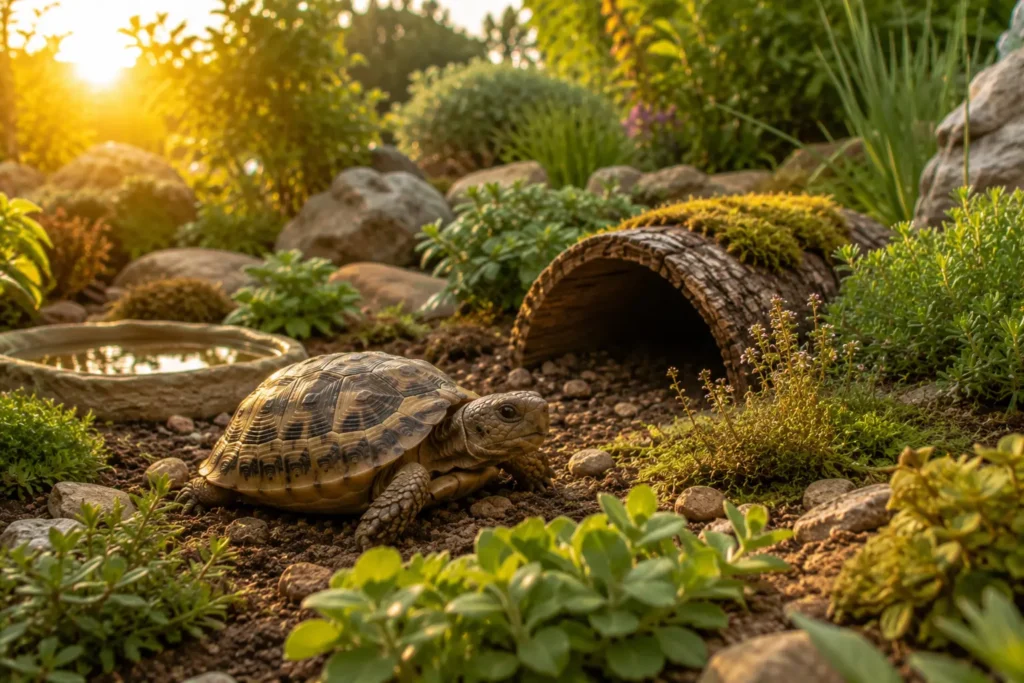 tortue terrestre adaptation réussie