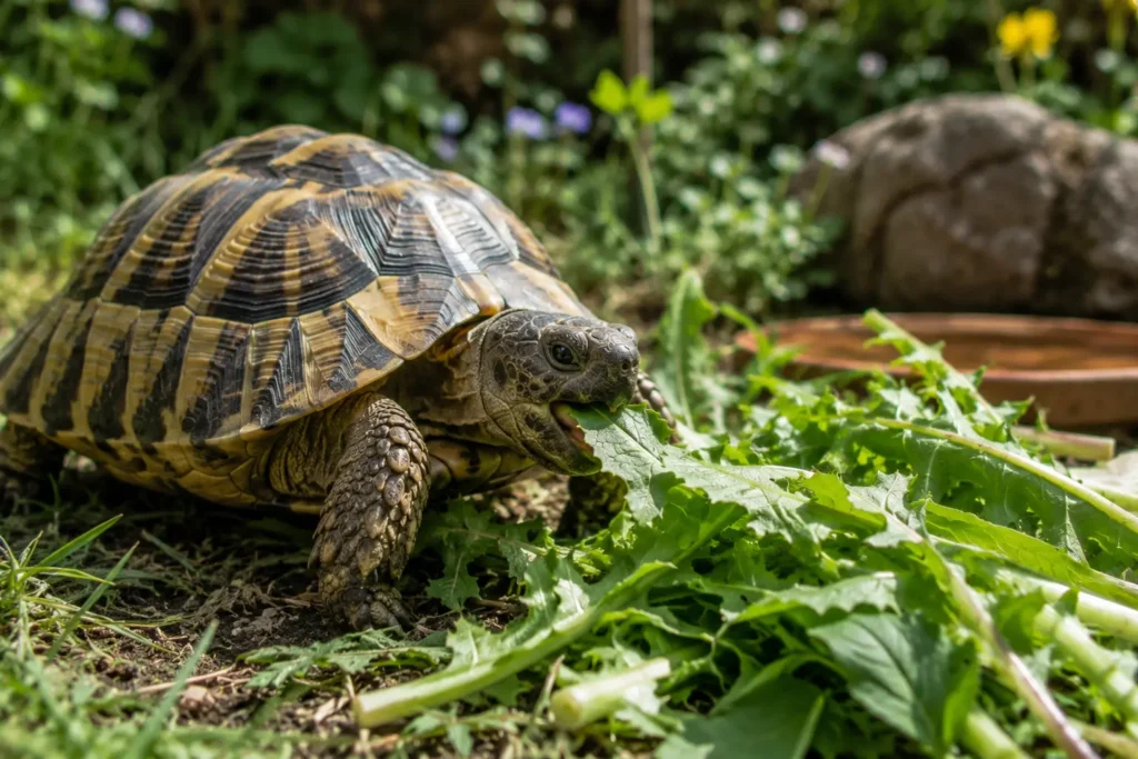 signes bonne santé tortue terrestre