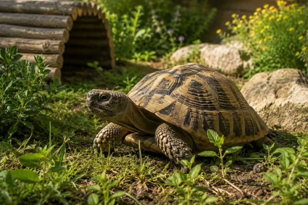 habitudes naturelles tortue terrestre