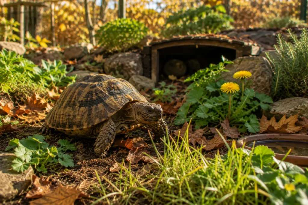 preparation alimentation tortue terrestre hiver