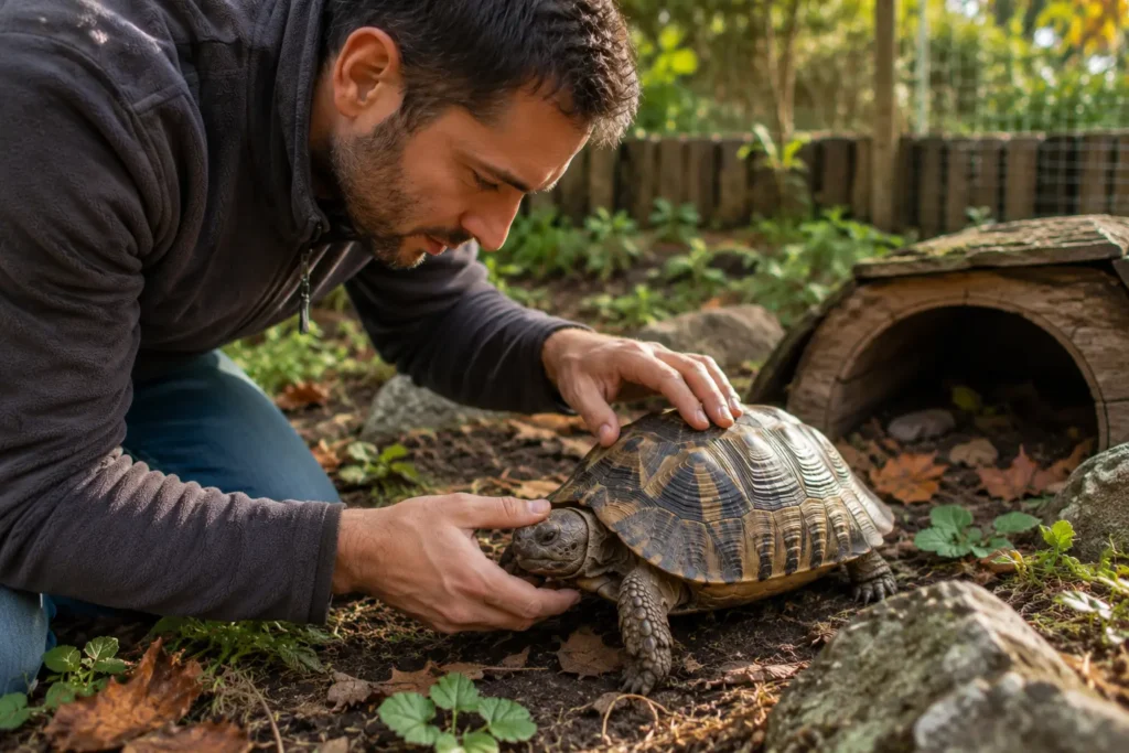 verification santé tortue terrestre