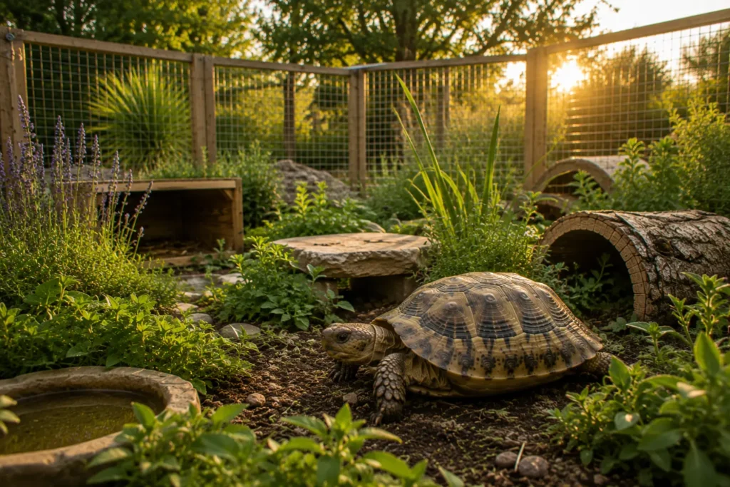 protection tortue terrestre contre prédateurs