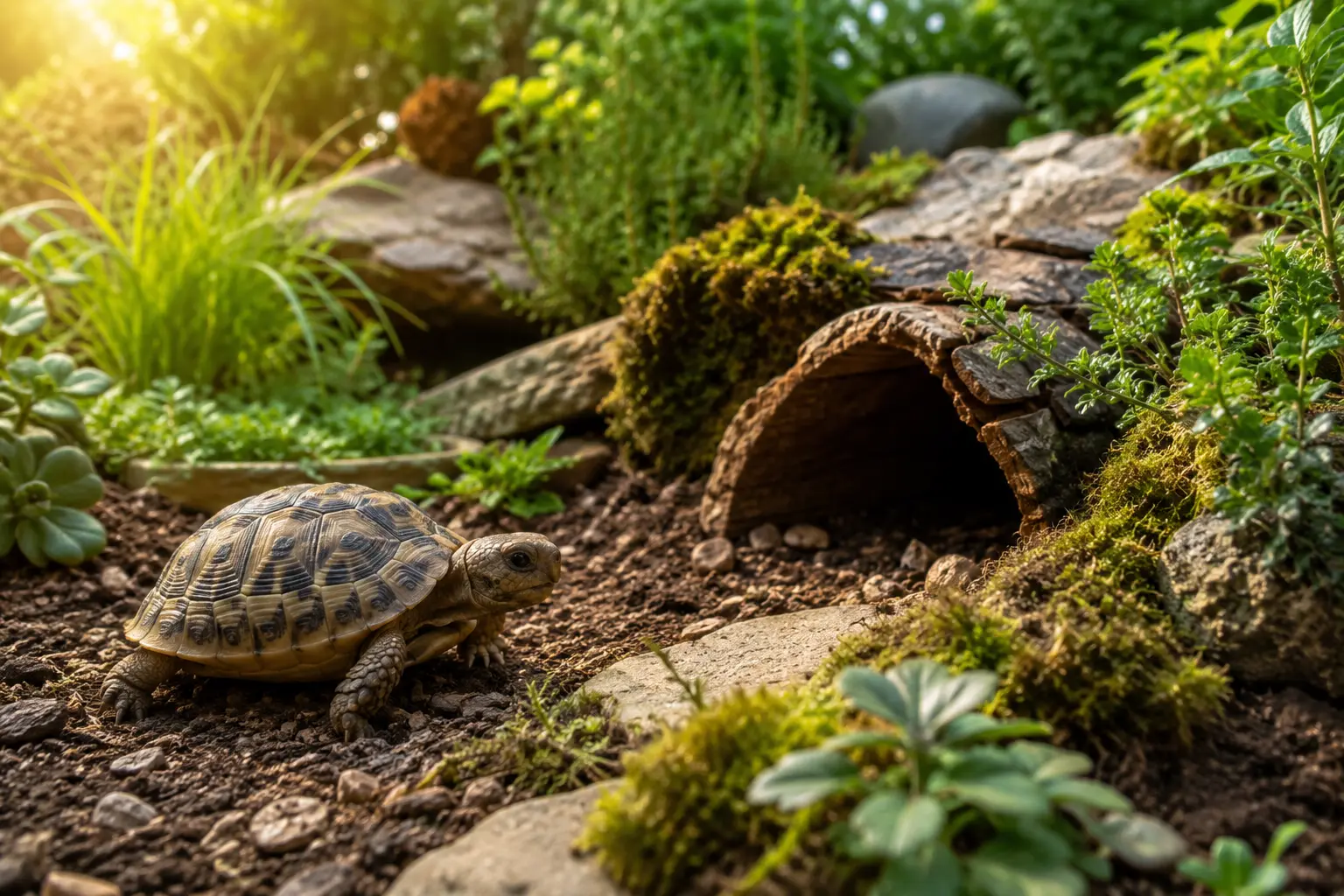 Comment aider une tortue terrestre à s’adapter à un nouvel environnement ?