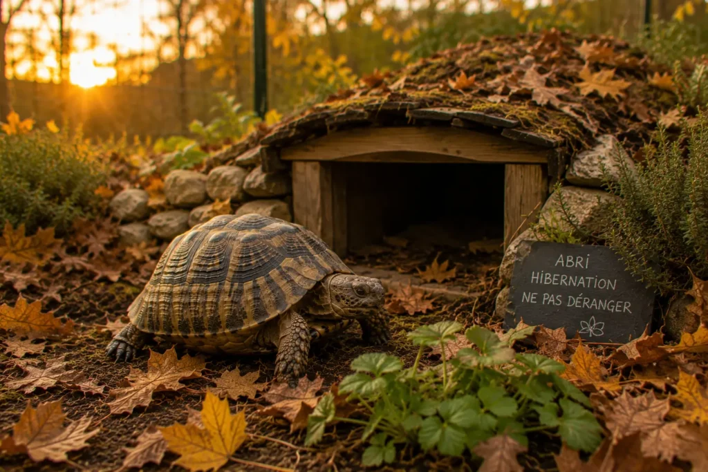 preparation hibernation tortue terrestre alimentation