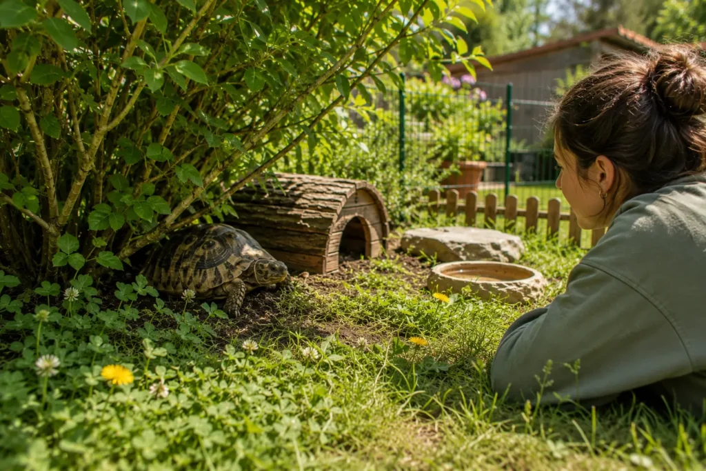 comportement naturel tortue terrestre