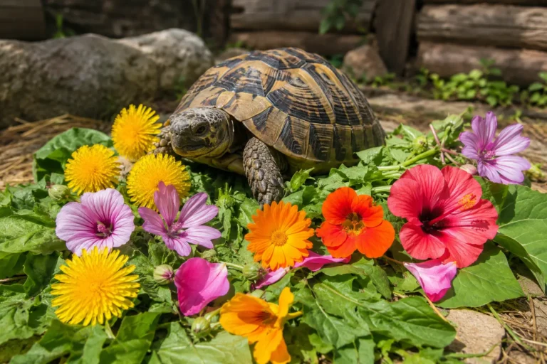 Fleurs comestibles pour tortue terrestre : liste complète