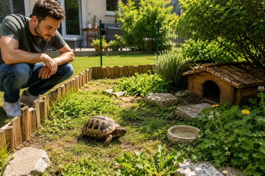 débuter avec une tortue terrestre