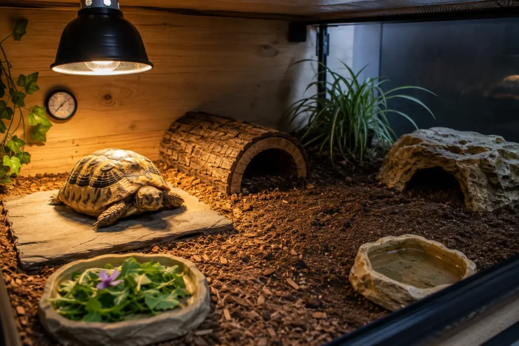 température uvb tortue terrestre